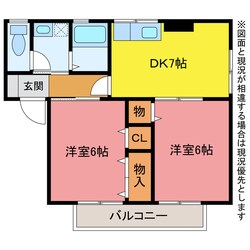 セジュール竹下の物件間取画像